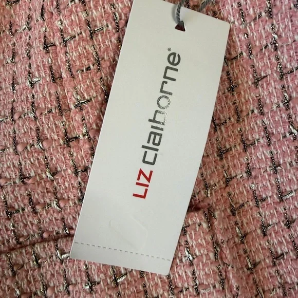 Liz Claiborne Pink Textured Blazer - Picture 6 of 10